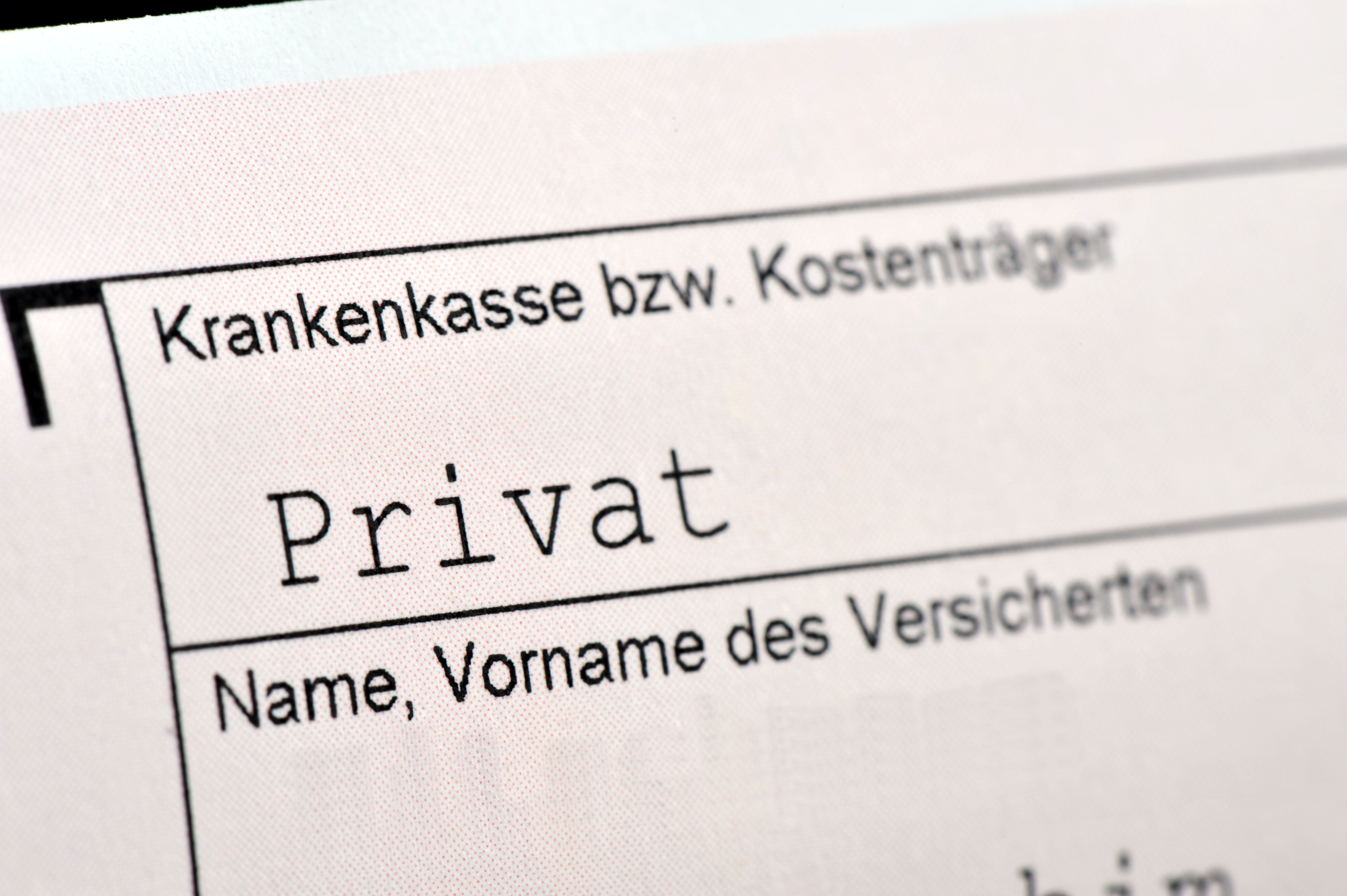 Rezept vom Arzt für Privatversicherten